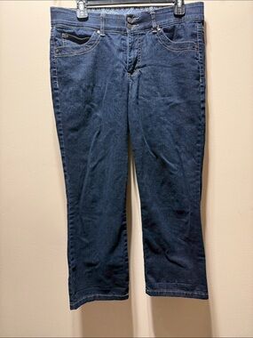 Bandolino Navy Cropped Stretch Jeans